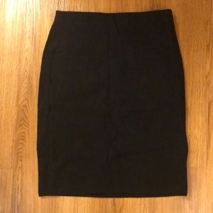 Black pencil skirt